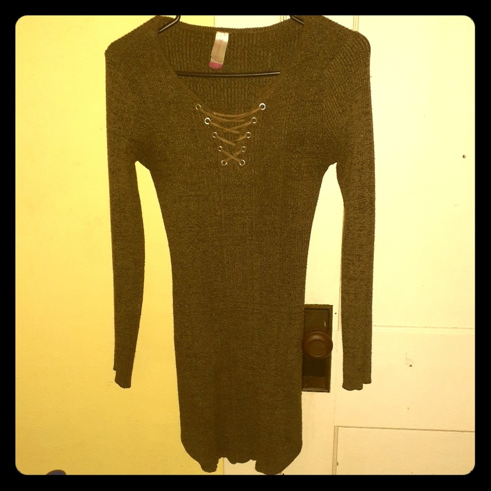 Sexy sweater dress